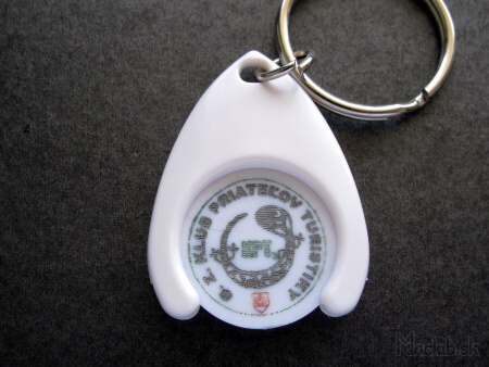 Colorful plastic engraving