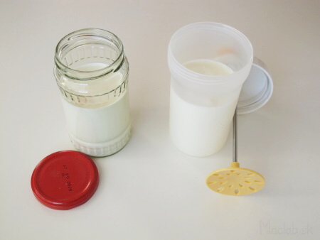 dve metódy na výrobu masla