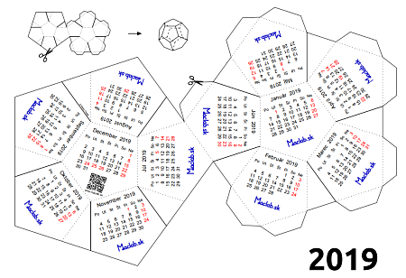 dodekaéder kalendár