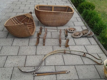 repair historic wicker stroller