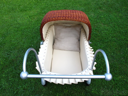 historic wicker stroller