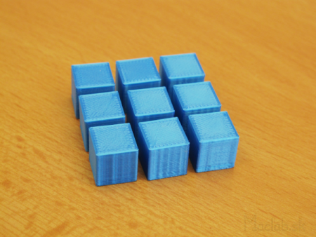 karteziánsky potápač kocky 3D tlač