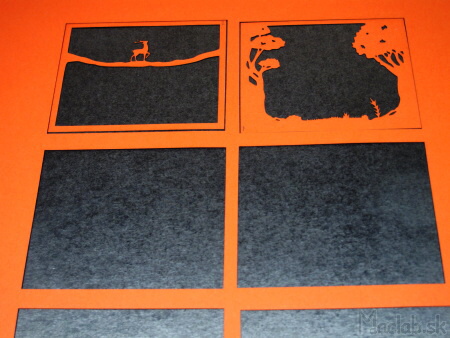 Laser cutted paper