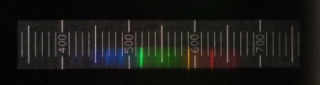 Spark spectrum of aluminium