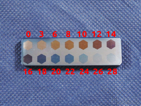 titanium anodizing voltage colour chart